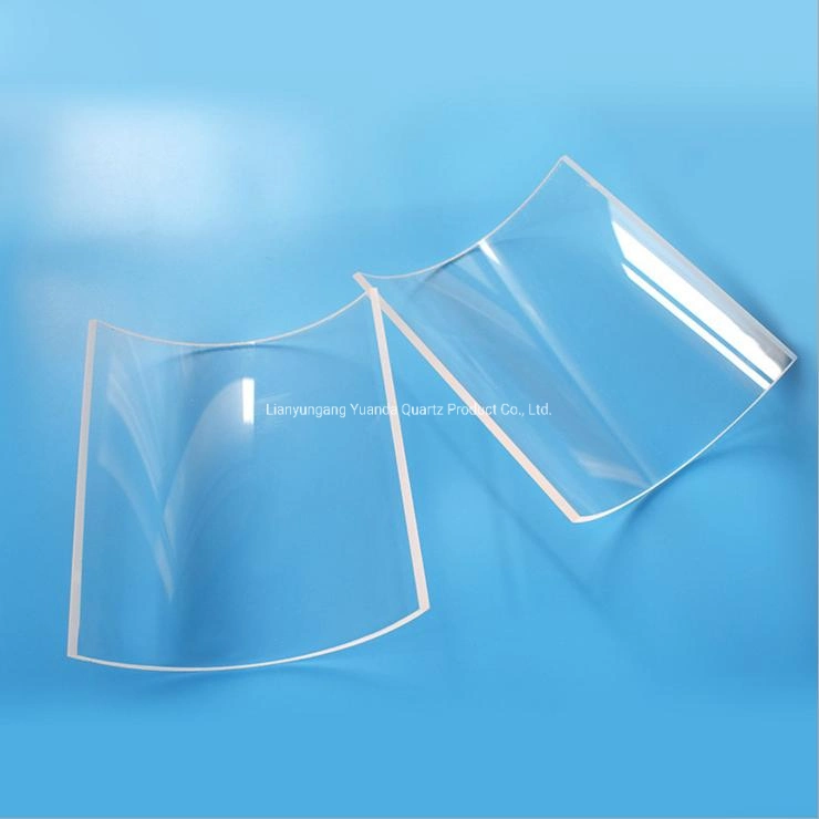 Half Round High Purity Quartz Glass Fused Silica Plate