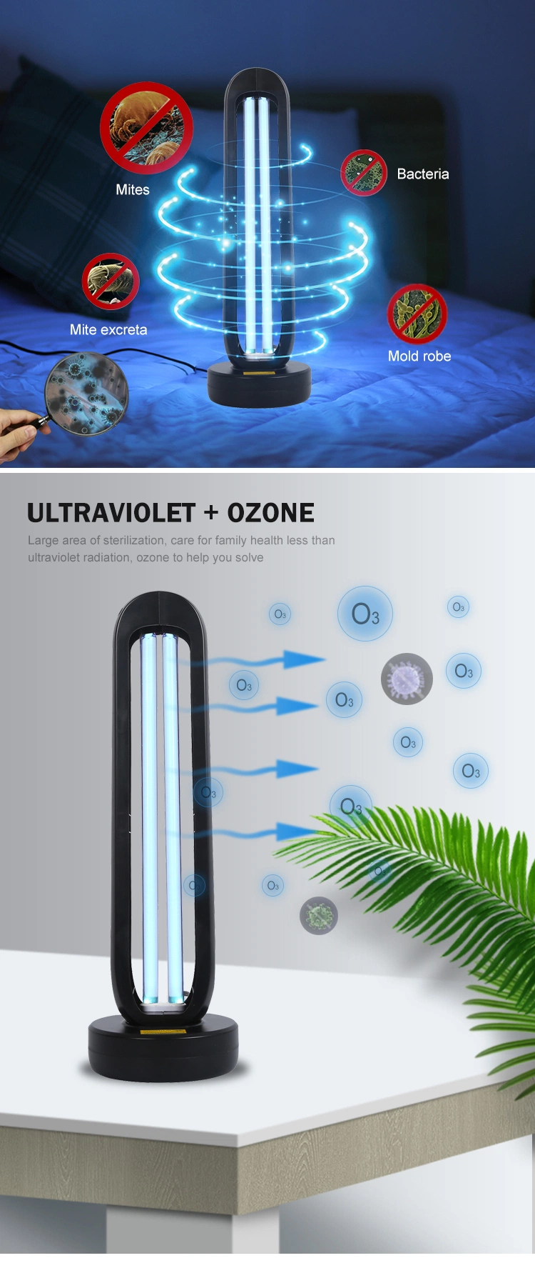 Hot Sell Professional School Germicidal Sterilization Ultraviolet UV Lamp